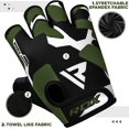 thumbnail image 1 of RDX Gym Weight Lifting Gloves Workout Fitness Bodybuilding Breathable Powerlifting Wrist Support Training Exercise, 1 of 7