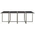 thumbnail image 5 of vidaXL 13 Piece Outdoor Dining Set with Cushions Poly Rattan Grey, 5 of 5