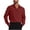 Wine, variant on Ohufall Mens Dress Shirts Elegant Long Sleeve Work Wear Business Casual Top Shirts Formal Turn Down Collar Button Big and Tall Men's Dress Shirts