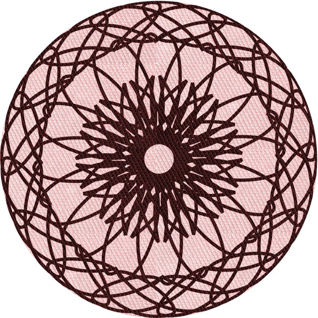 Ahgly Company Tapis d'Intérieur Ronds de Style Transitionnel Lavables à la Machine, Rouge Pâle Rose, 3 Pieds Rond