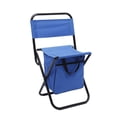 thumbnail image 2 of Yhmxh Camping Essentials Camping Gear Fishing Chair With Storage Bag ,Outdoor Folding Chair Compact Fishing Stool Portable Camping Stool Backpack Chair With Cloth For Beach/Outing /Family, 2 of 8