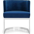 thumbnail image 3 of Meridian Furniture Gianna Navy Velvet Dining Chair, 3 of 4