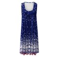 thumbnail image 3 of Birdeem Womens Fashion Round-Neck Sleeveless Printed Pullover Dress, 3 of 6