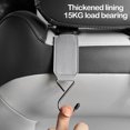 thumbnail image 4 of Dvkptbk Car Hooks Hidden Leather Seatback Hooks Car Hooks for Purses and Bags Interior Car Accessories Car Accessories Interior Suitable for Four-Seater Vehicles, 4 of 6