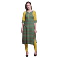 thumbnail image 1 of Bimba Kurti Droite à Panneaux en Coton pour Femmes, Longue Robe Kurti Imprimée, Haut Indien - Moyen, 1 of 6