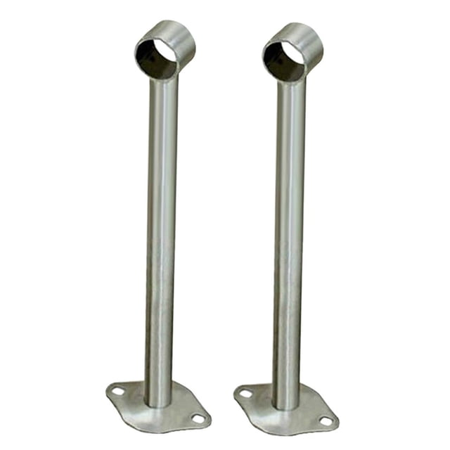 GROWTH TANK Support de Levier de Tuyau d'Armoire en Acier Inoxydable 2x Support de Tige de Garde-Robe 300 mm