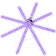 thumbnail image 2 of Pisexur Halloween Decorations Spider Web Lights, LED 8 Modes Battery Operated Waterproof Net Lights with Black Spider, 12FT Diameter Cobweb Lights for Yard Indoor Outdoor Halloween Party Decor, 2 of 4