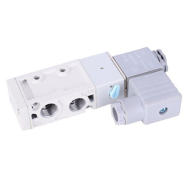 Electrovanne à 5 Voies en Alliage d'Aluminium Pneumatique