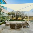 thumbnail image 3 of Yescom 2 Pack 20 Ft 97% UV Block Triangle Sun Shade Sail Canopy Cover Net Outdoor Patio, 3 of 10