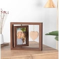 thumbnail image 2 of Cadre Photo Familial, Cadres Photo Flottants Pivotants à Affichage Double Face, Cadre Acrylique HD pour Table Verticale Horizontale 6 Pouces, 2 of 7