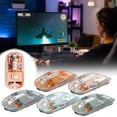 thumbnail image 1 of Vacemry 5Pcs Wireless Bluetooth Mouse, Transparent Computer Mouse Rechargeable Low Noise, 2.4G Wireless Mouse for Laptop PC Desktop Office Home, Ergonomic Gaming Mouse with Long Battery Life, 1 of 9