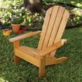 thumbnail image 3 of KidKraft Wooden Adirondack Children's Outdoor Chair, Kid's Patio Furniture, Honey, Gift for Ages 3-8 21.5 x 19.2 x 24.5, 3 of 5