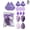 Purple, variant on UOYOTT 14pcs Makeup Powder Puff Beauty Egg Makeup Sponges Beauty Blenders Use For Dry And Wet With Bag