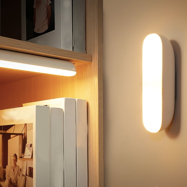 Table Lamp LED Tricolor Night Light,Portable Button Cabinet Lamp,Rechargeable Closet Light,Dimmable Bedroom Lamp,Kitchen Light,Bathroom Light,USB Charging,Home Decor Holiday Gifts