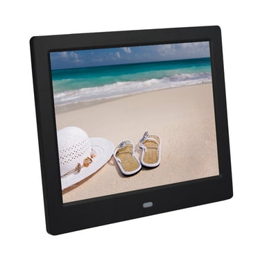 Multimedia Digital Photo Frame With Adjustable Brightness, Auto Orientation Adjustment, For Desk Wall (16:9 Aspect Ratio)