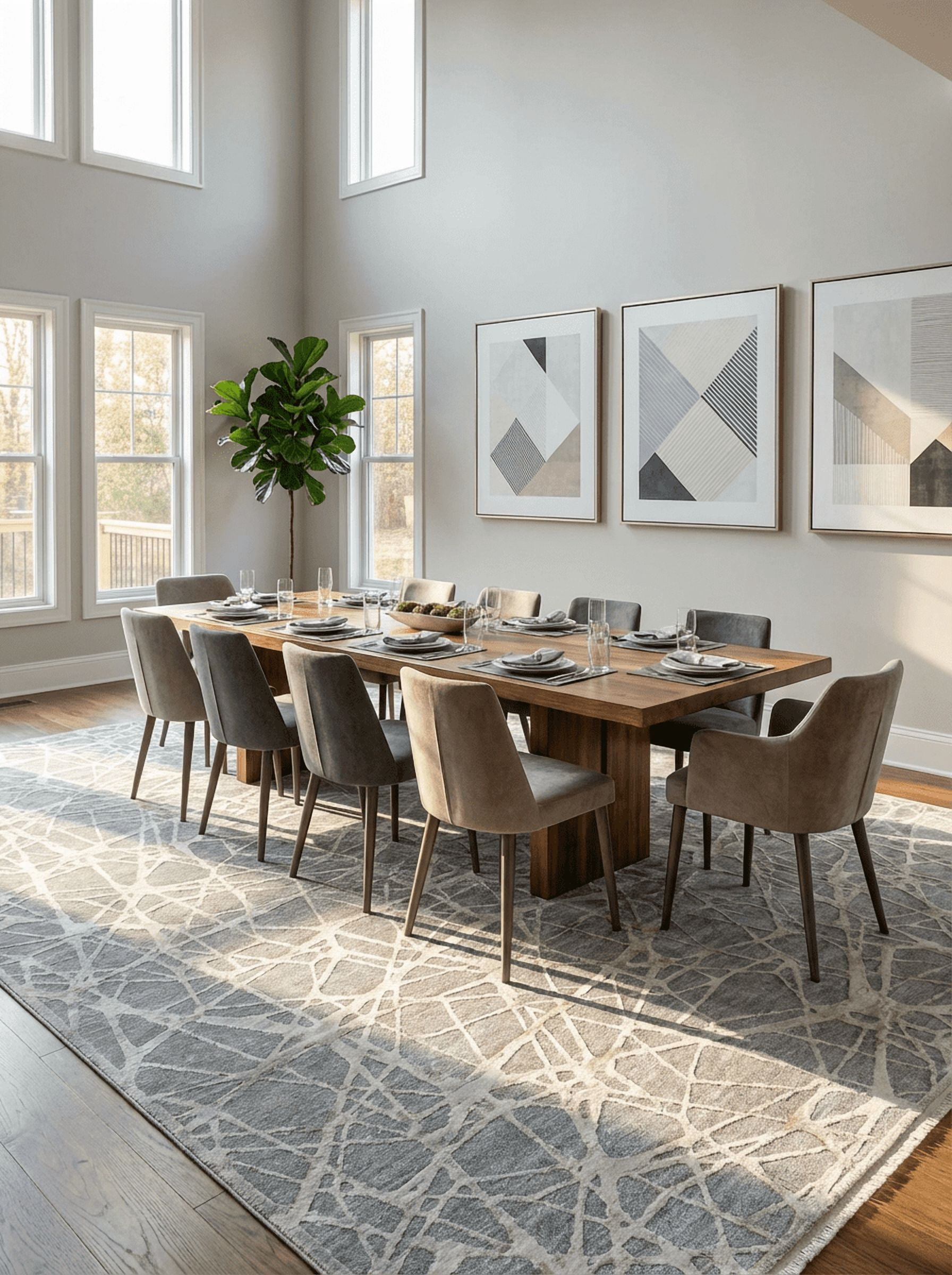 Rug Branch Melo Collection Tapis D'Intérieur Moderne Abstrait Scandinave