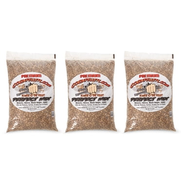 CookinPellets Mélange de 40 Lb de Granules de Bois Hickory, Cherry, Maple, Apple (Lot de 3)