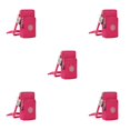 thumbnail image 3 of Youkk Stylish And Convenient Unisex Shoulder Bag Spacious And Durable Suitable Rose Red 5Set, 3 of 6