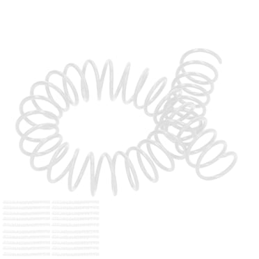 Binding Spirals, 30 Holes Reusable Plastic Spiral Binding Coils  For Students For A4 A5 Notebook Transparent