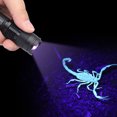 thumbnail image 2 of 3.82 X 1.18 Inch Blacklight Flashlight, Aluminum Alloy LED Flashlight UV Black Light Flashlight, For Checking Money Emergency, 2 of 8