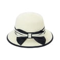 thumbnail image 2 of Neinkie Womens Straw Sun Hat Packable Summer UV Beach Sunhat UPF SPF 50 Packable Adjustable, 2 of 7