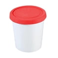 thumbnail image 4 of Luzkey Ice Cream Pint Cup Dessert Container Multifunction Leakproof Clear Freezer Tub Cream Pints Cup Storage Jar for Desserts Soup L, 4 of 8