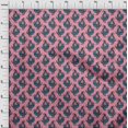 thumbnail image 3 of oneOone Cotton Poplin Pink Fabric Bird Block Sewing Craft Projects Fabric Prints By Yard 42 Inch Wide, 3 of 4