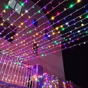 393.7inch LED Star Fairy Light String, Indoor And Outdoor Festive Atmosphere Lights, Decoration Lights for Family Gatherings, LED Strip Lights, Perfect for Gardens, Swings, Flower Beds,