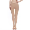 thumbnail image 1 of Compression Pantyhose, Graduated Support Compression Tights, Varicose Veins Compression Stockings for Circulation. Naked exposed toe XXL, 1 of 6