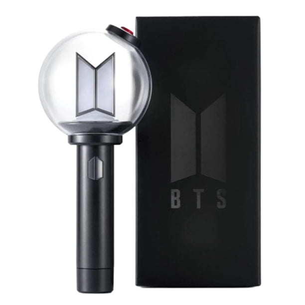 BTS OFFICIAL LIGHT STICK VER.4 アミボム BTS Official Light Stick Ver.4 Army Bomb with Cradle Stand Set