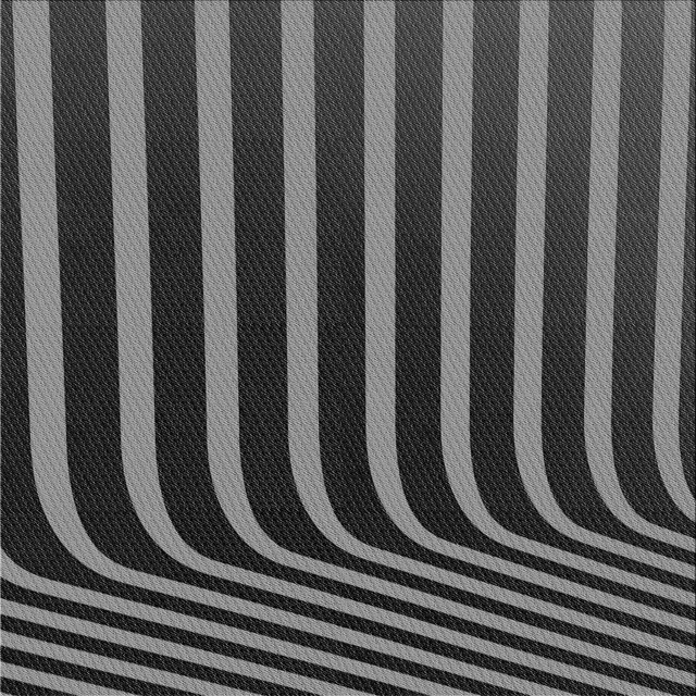 Ahgly Tapis d'Intérieur Lavable en Machine Carré Transitionnel Charbon Noir, 7 Pieds Carré
