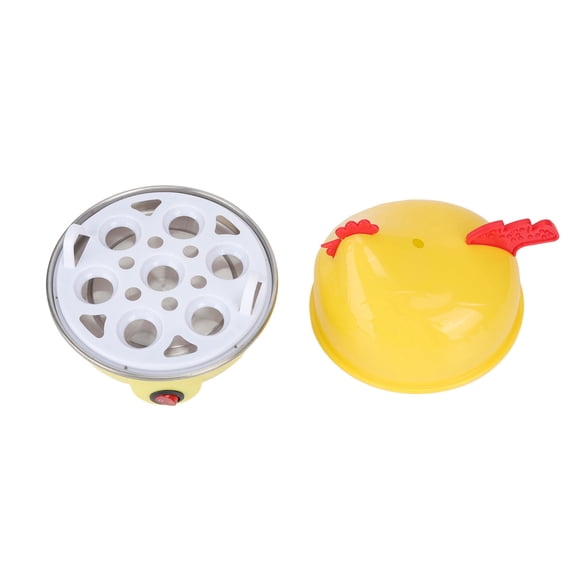 Electric Egg Cooker Multifunction Chicken Shape Rapid Egg Boiler 7 Egg Capacity Automatic Shut Off Mini Breakfast Machine Electric Rapid Egg Cooker Egg Hard Boiled