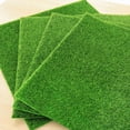 thumbnail image 3 of Gazon Artificiel Simulation Mousse Pelouse Faux Gazon Vert Tapis Tapis Bricolage, 3 of 8