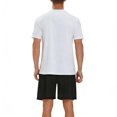 thumbnail image 2 of Ceisia Men's Athletic Tracksuit Sets | Breathable Crew Neck Tee & Drawstring Shorts | Summer Sports Outfits Gift, 2 of 6