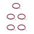 thumbnail image 3 of VONKY Unisex Cross Pendant Bracelets For Fashion Forward Individuals Lightweight Gift red 5Set, 3 of 6