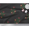 thumbnail image 3 of Soimoi Poly Georgette Fabric Leaves & Floral Block Fabric Prints by Yard 52 Inch Wide, 3 of 3