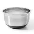thumbnail image 1 of Starfrit Stainless Steel Mixing Bowl 2.8L (3 Qt), Non-Skid Silicone Base, Wide Rim, Dishwasher Safe Kitchen Prep Bowl, 1 of 6