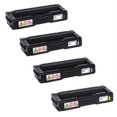 thumbnail image 1 of Zoomtoner Compatible Ricoh Aficio SPC-220DN Ricoh SPC 220 / 221 / 240 laser Toner Cartridge Set Black Cyan Magenta Yellow, 1 of 5