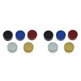 thumbnail image 1 of 10X Metal Guitar Effect Pedal Footswitch Toppers Effect Foot Nail Cap Aluminium Pedal Protection Cap with Multi Colors, 1 of 6