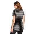 thumbnail image 3 of Paisley Sky Maternity Short Sleeve Tunic Tee, 3 of 6
