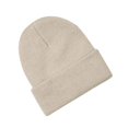 thumbnail image 1 of Pisexur Baby Hats Solid Color Ribbed Knit Beanie Hats Fashion Fall Winter Warm Soft Skull Caps for Age 0-3 Years, 1 of 2