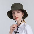 thumbnail image 2 of Women Sun Hat Wide Brim Protection Beach Hat Adjustable Bucket Hat Summer Hats, 2 of 4