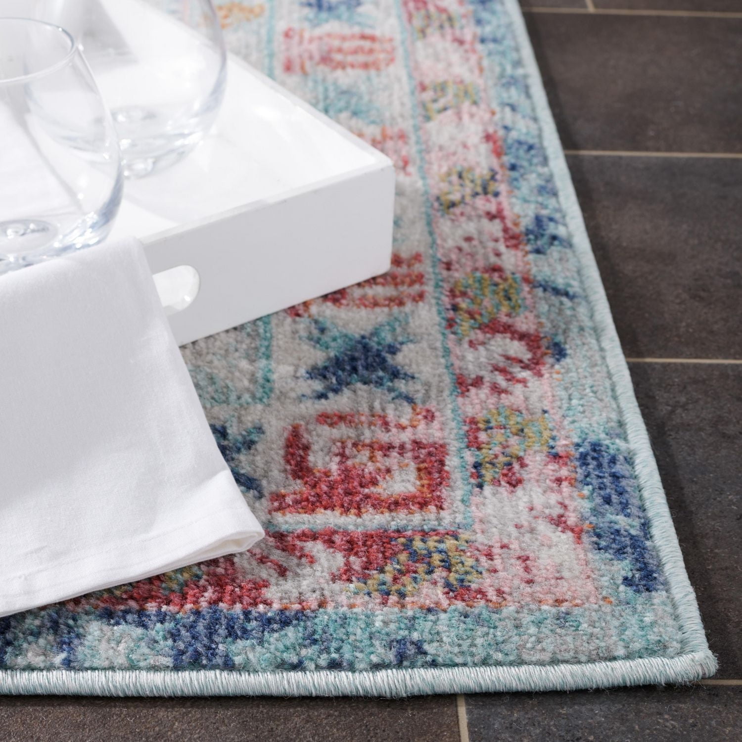 SAFAVIEH Cabana Clark Tapis Intérieur/Extérieur Médaillon