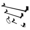 thumbnail image 1 of Kingston Brass BAHK8212478MB Bathroom Accessory Set, Matte Black - 5 Piece, 1 of 2
