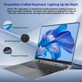 thumbnail image 3 of Jumper 16in 2 in 1 Laptop Touchscreen Windows 11, 4GB DDR4 64GB ROM Laptops Convertible Tablet Computer, 4-Core Intel N95 Processor (up to 3.4GHz), 360° Flip, 1yr Office 365 Free, 3 of 8