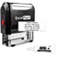 thumbnail image 3 of ExcelMark 5-Line Large Return Address Stamp - Custom Self Inking Rubber Stamp - Customize Online with Many Font Choices - Large Size (Custom Stamp with 5cc Refill Ink), 3 of 10