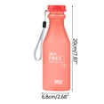 thumbnail image 2 of Chmadoxn Cups 550ml Bottle Plastic Cup Transparent Matte Portable Not Easy To Break Water Cup Outdoor Sports Travel Water Bottle Portable Leak-proof water Bottle, 2 of 3