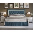 thumbnail image 1 of HMD Gianna Lit Plateforme Capitonné Rembourré pour Lit Simple, Bleu Denim, 1 of 5