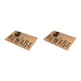 thumbnail image 3 of Decodeary Cartoon Letter Rugs Halloween Living Room Carpet Welcome Mats for Home Floors No.11 2Set, 3 of 6