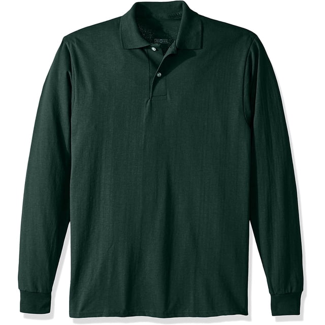 Jerzees Mens SpotShield Stain Resistant Polo Shirts Short Long Sleeve